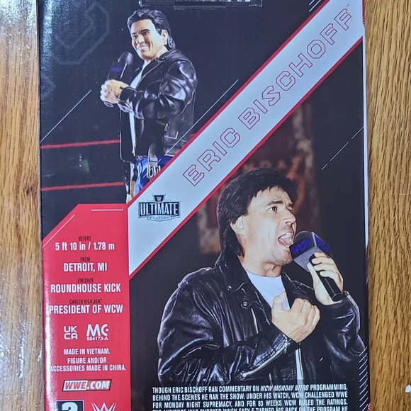 WWE Ultimate Edition Eric Bischoff Figure - Picture 2 of 4